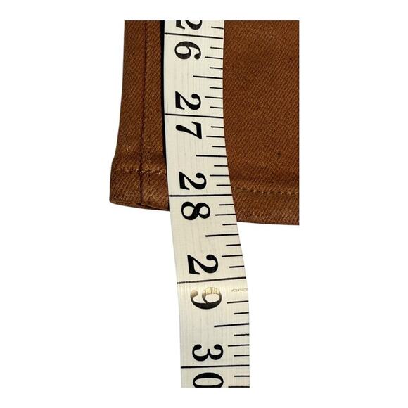 NEW HUDSON Natalie Midrise Super Skinny Coated Ankle Jean Desert Storm Size 4 26 - Picture 8 of 9